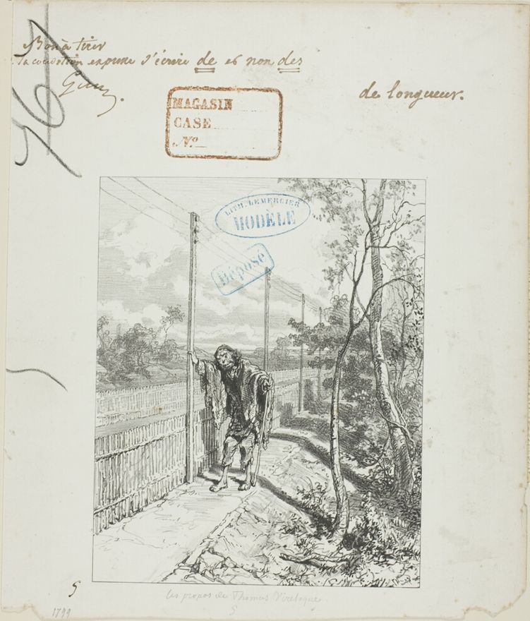 Les Propos de Thomas Vireloque: Misere et corde - first speech, then... by Paul Gavarni