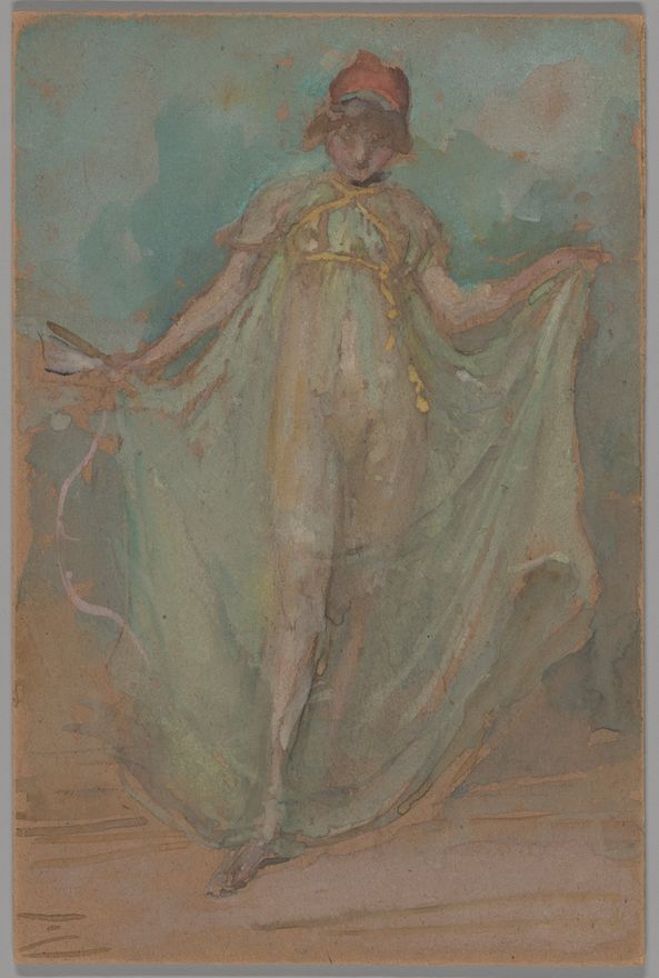 Green and Blue: The Dancer by James McNeill Whistler
