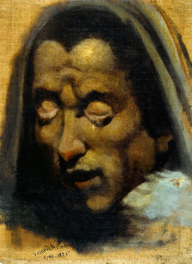 Two Heads of Damned Souls from Dante's "Inferno" (recto and verso) by Henry Fuseli