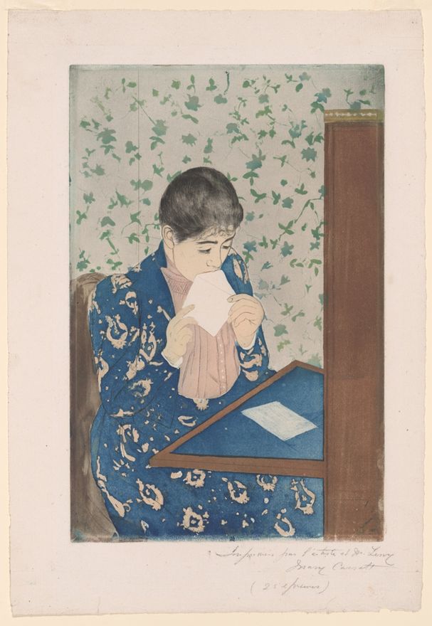 The Letter by Mary Cassatt
