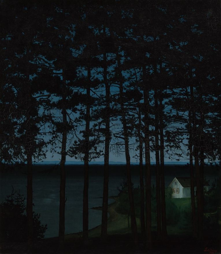 Fisherman's Cottage by Harald Oscar Sohlberg