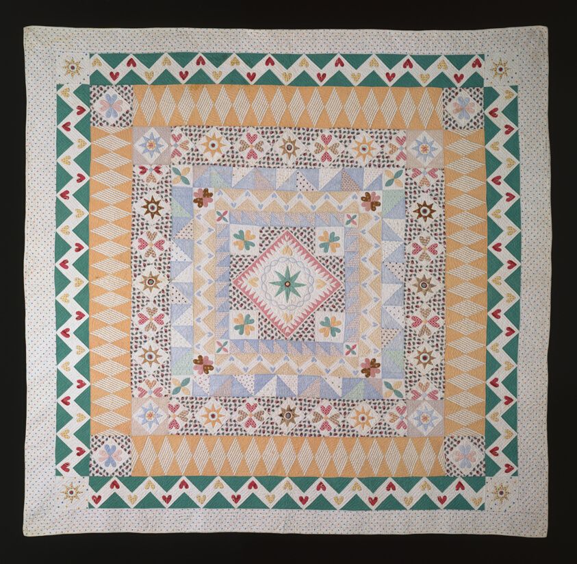 "Wedding Sampler" Quilt by Unknown artist