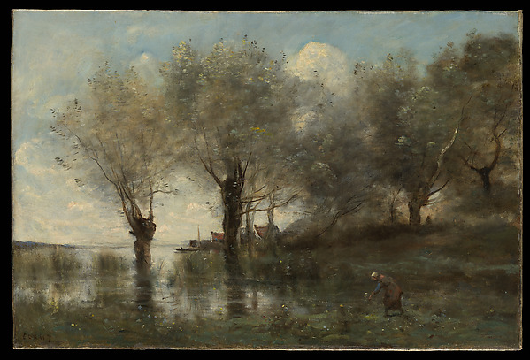 A Pond in Picardy by Camille Corot