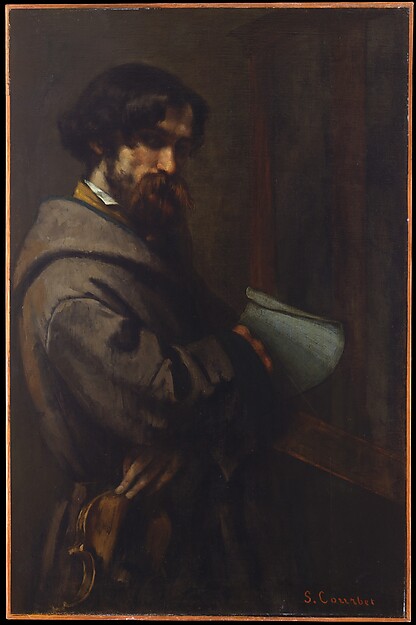 Alphonse Promayet (1822–1872) by Gustave Courbet