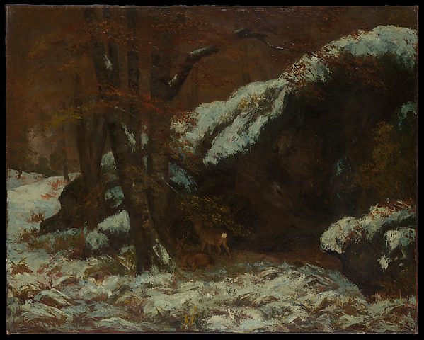 The Deer by Gustave Courbet