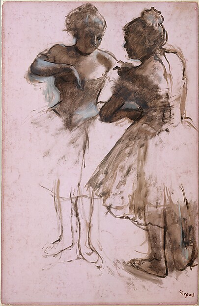 Two Dancers by Edgar Degas