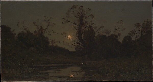 Moonrise by Henri Joseph Harpignies