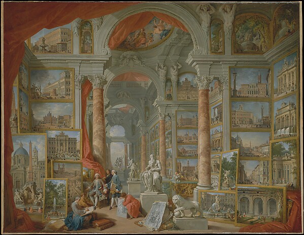 Modern Rome by Giovanni Paolo Panini