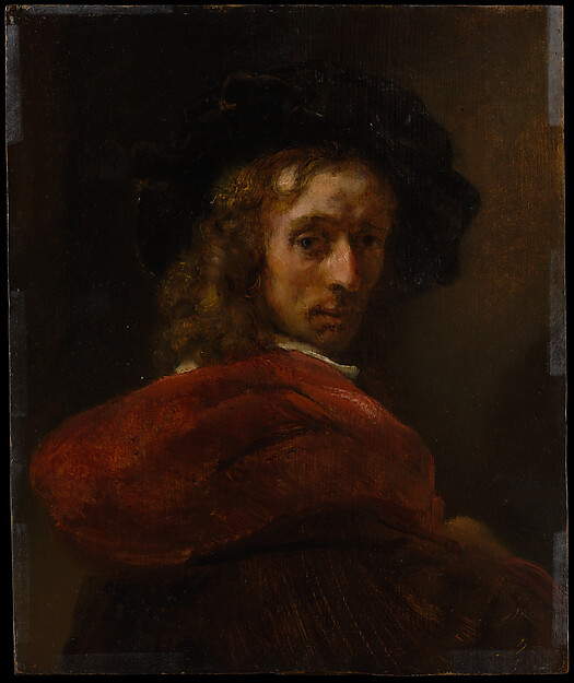 Man in a Red Cloak by Rembrandt van Rijn