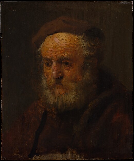 Study Head of an Old Man by Rembrandt van Rijn