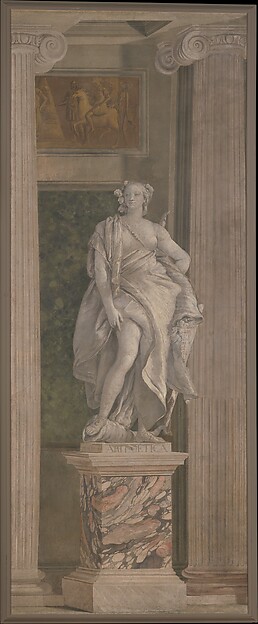 Allegorical Figure Representing Arithmetic by Giovanni Battista Tiepolo