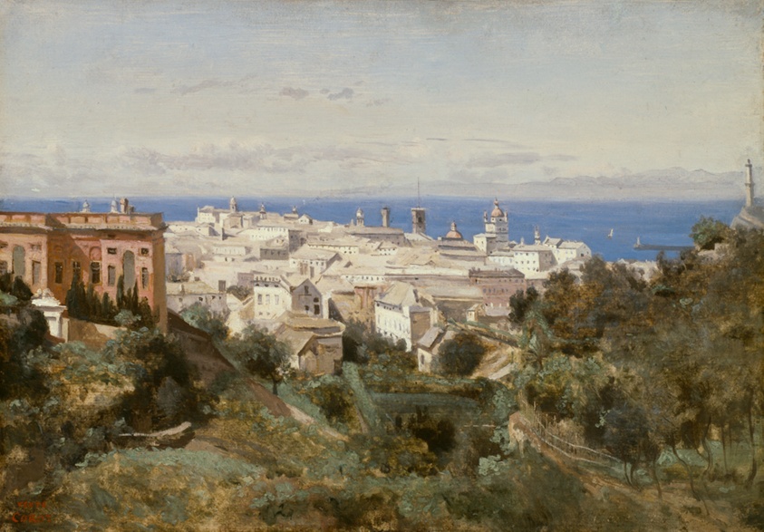 View of Genoa by Camille Corot