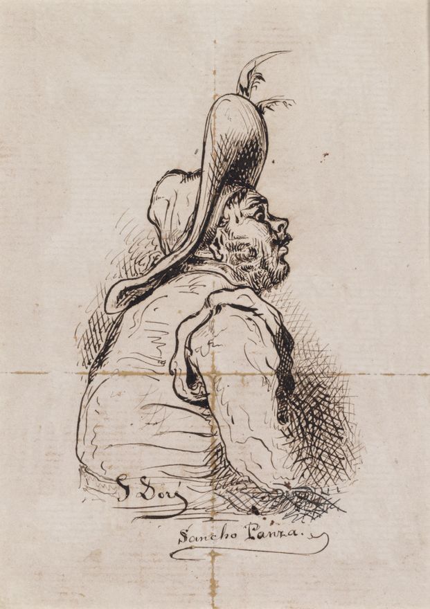 Sancho Panza by Gustave Doré