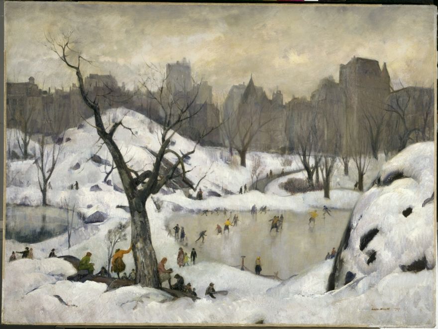 The Park-Winter by Leon Kroll