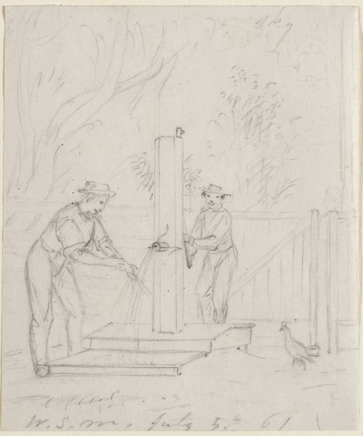At the Pump by William Sidney Mount