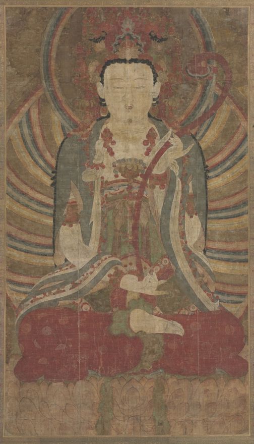 Seated Manjusri by Unknown artist