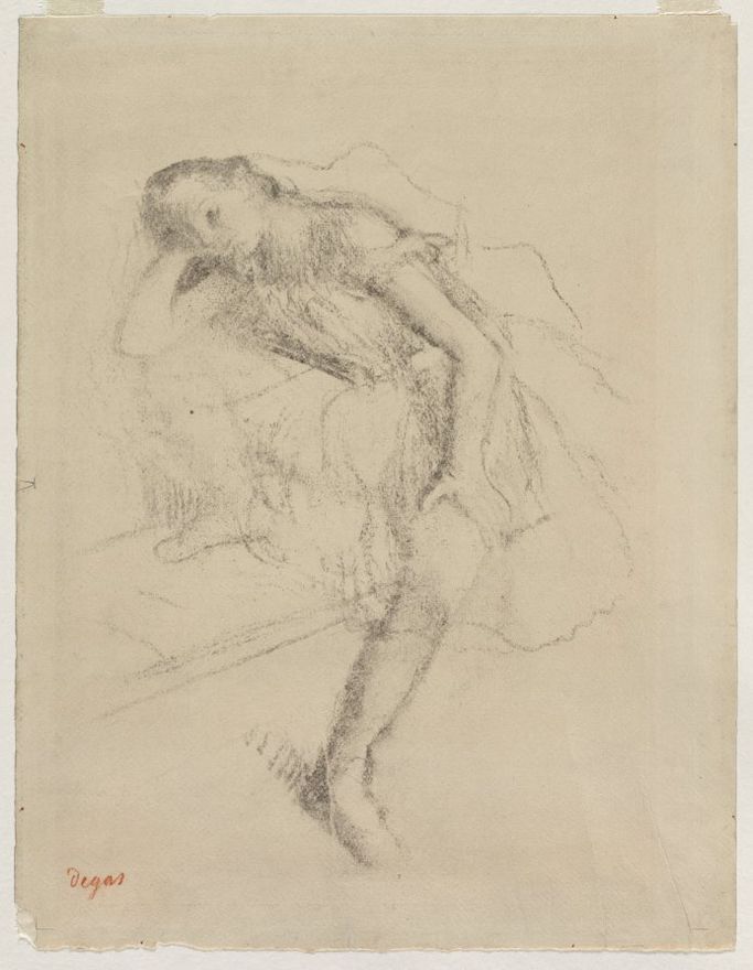 Dancer at Rest by Edgar Degas