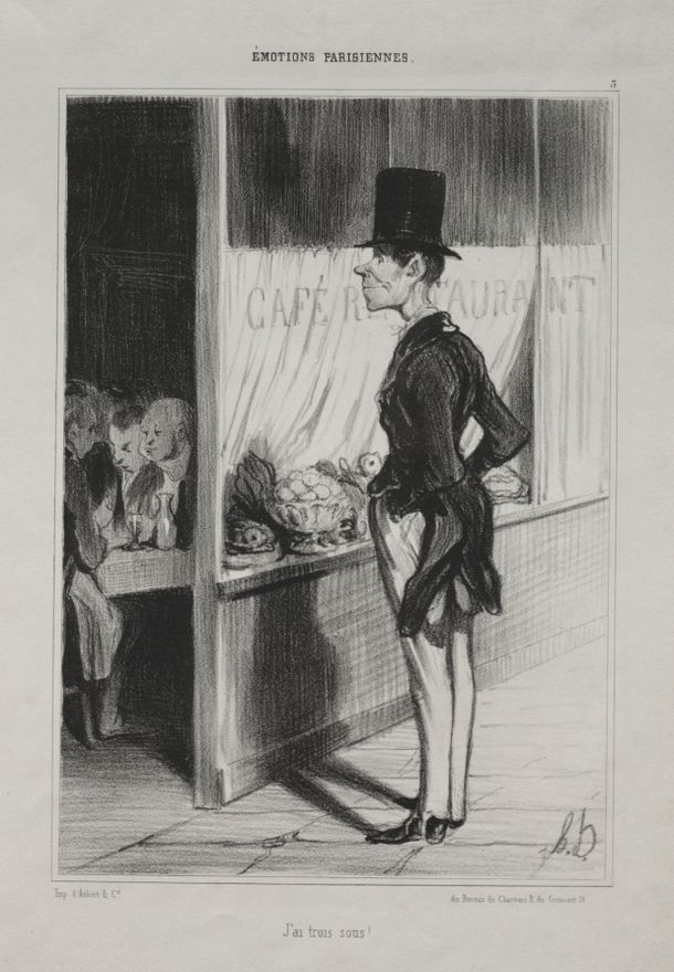 I Have Three Sous! by Honoré Daumier
