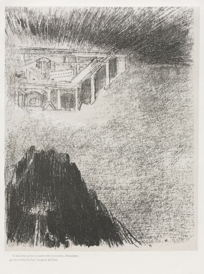 And I, John, Saw the Holy City, New Jerusalem, Coming Down from God and out of Heaven by Odilon Redon
