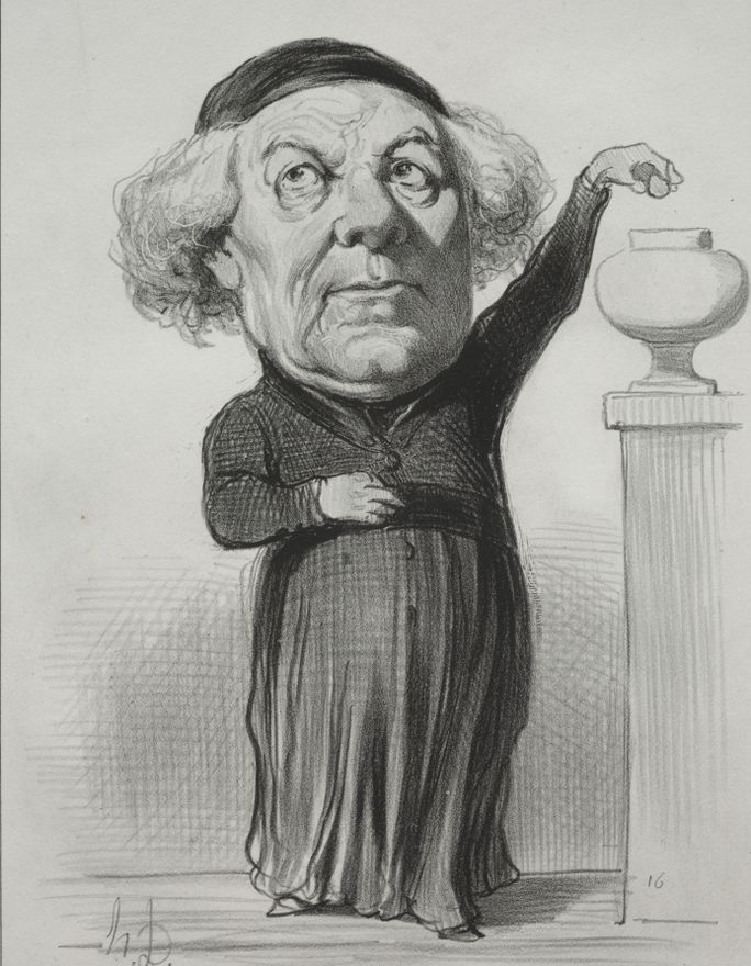 Jean Jacques Fayet, Bishop of Orléans by Honoré Daumier