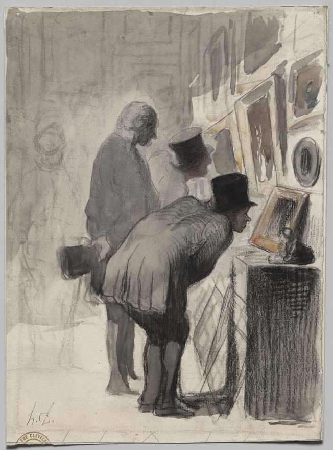 Art Lovers by Honoré Daumier