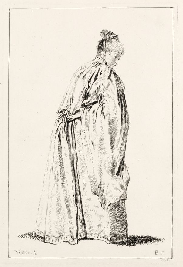 Woman Standing by François Boucher