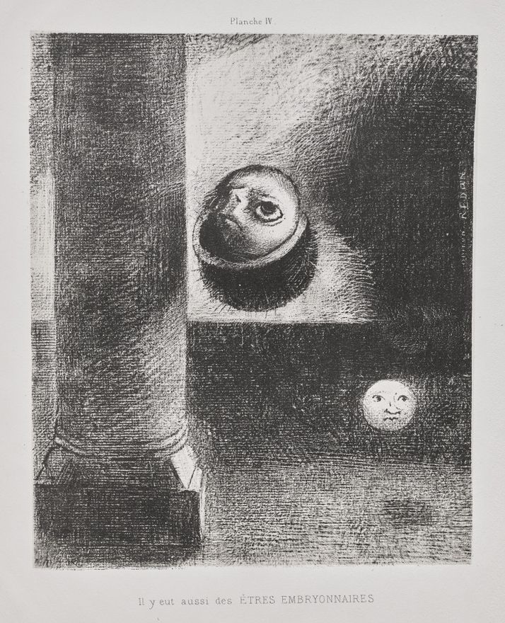 There Were Also Embryonic Beings by Odilon Redon