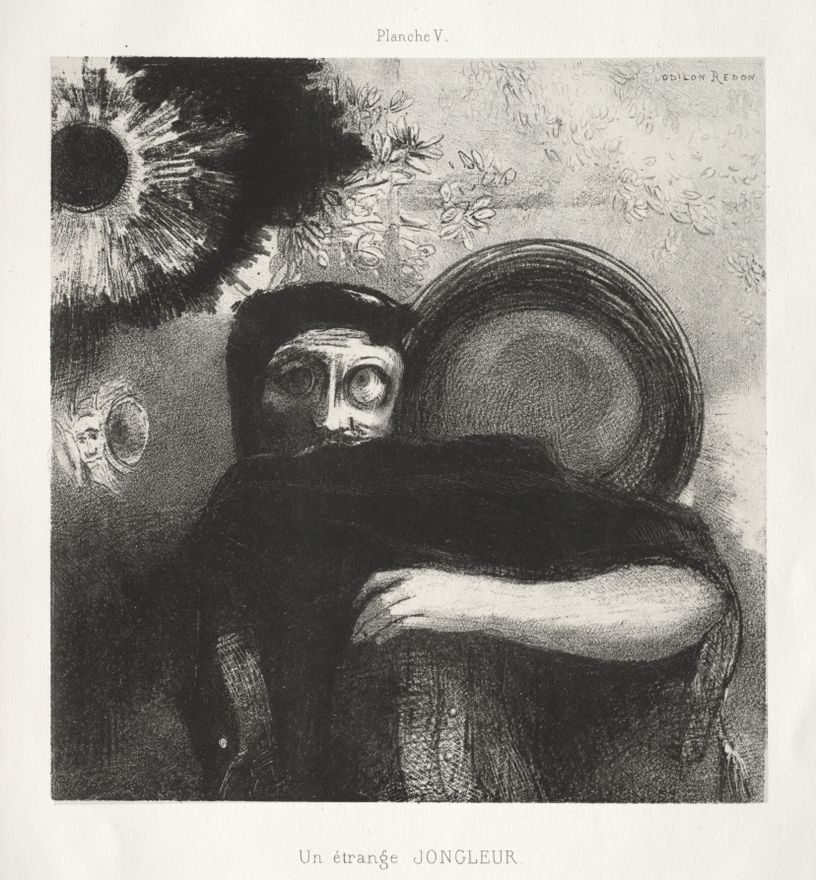 A Strange Juggler by Odilon Redon