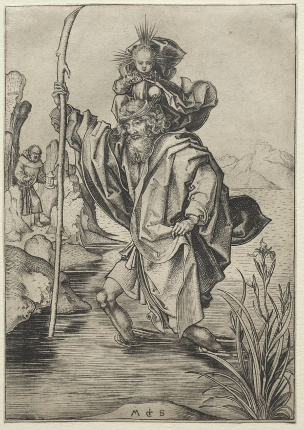 St. Christopher by Martin Schongauer