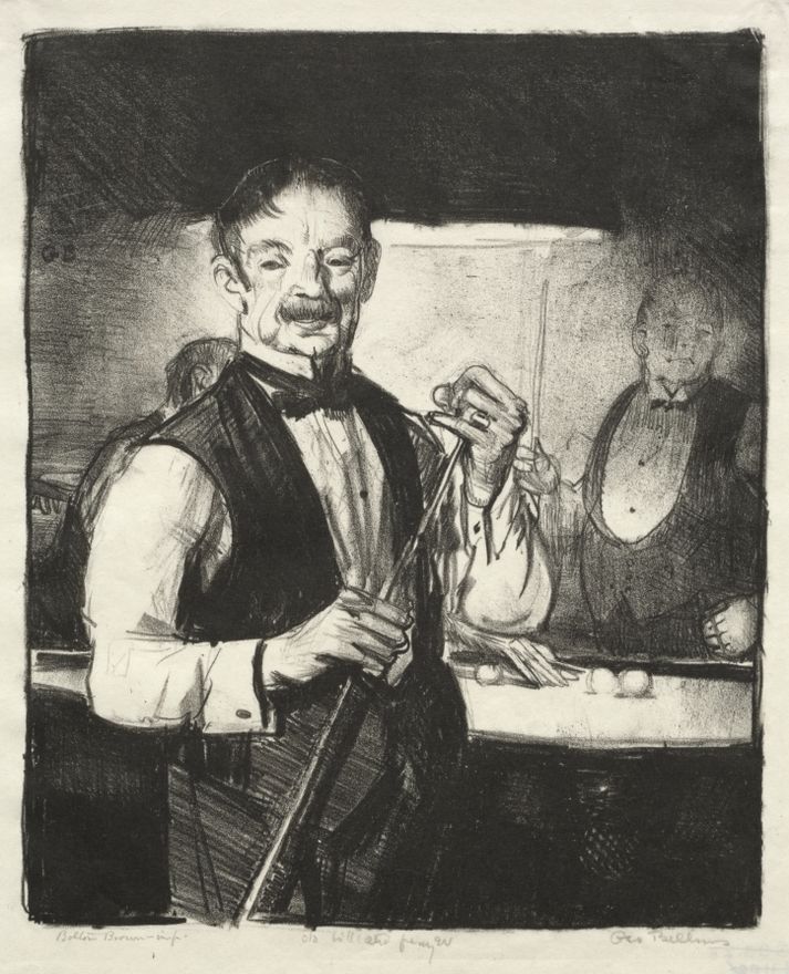 Old Billiard Player by George Bellows