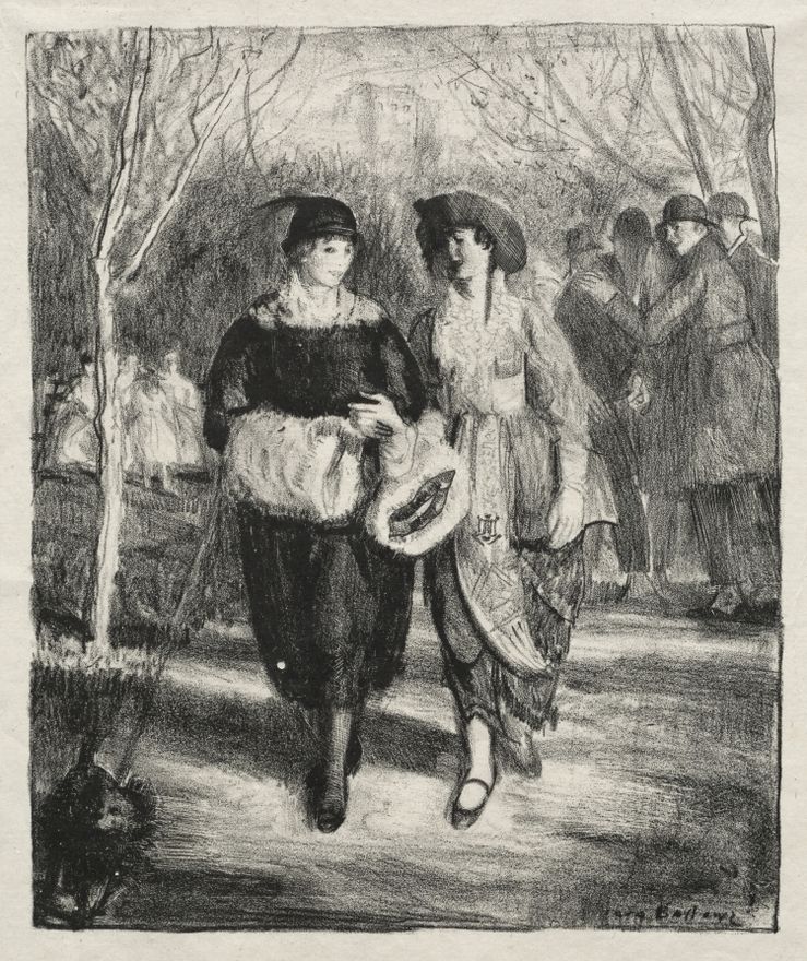Spring, Central Park by George Bellows