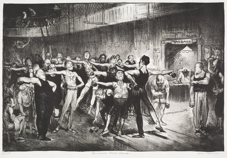 Business Men's Class by George Bellows