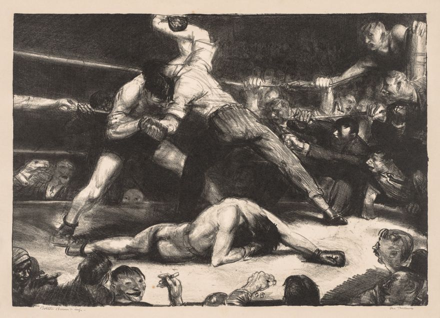 A Knockout by George Bellows