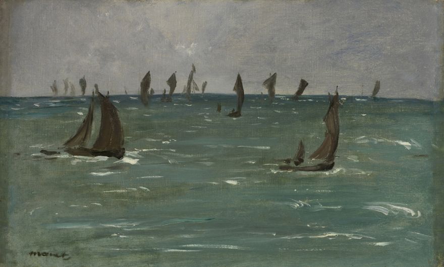 Boats at Berck-sur-Mer by Edouard Manet