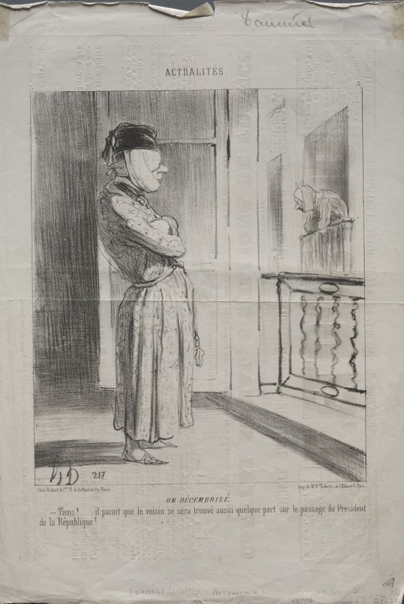 A Decemberist by Honoré Daumier