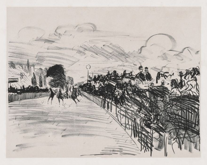 The Races by Edouard Manet