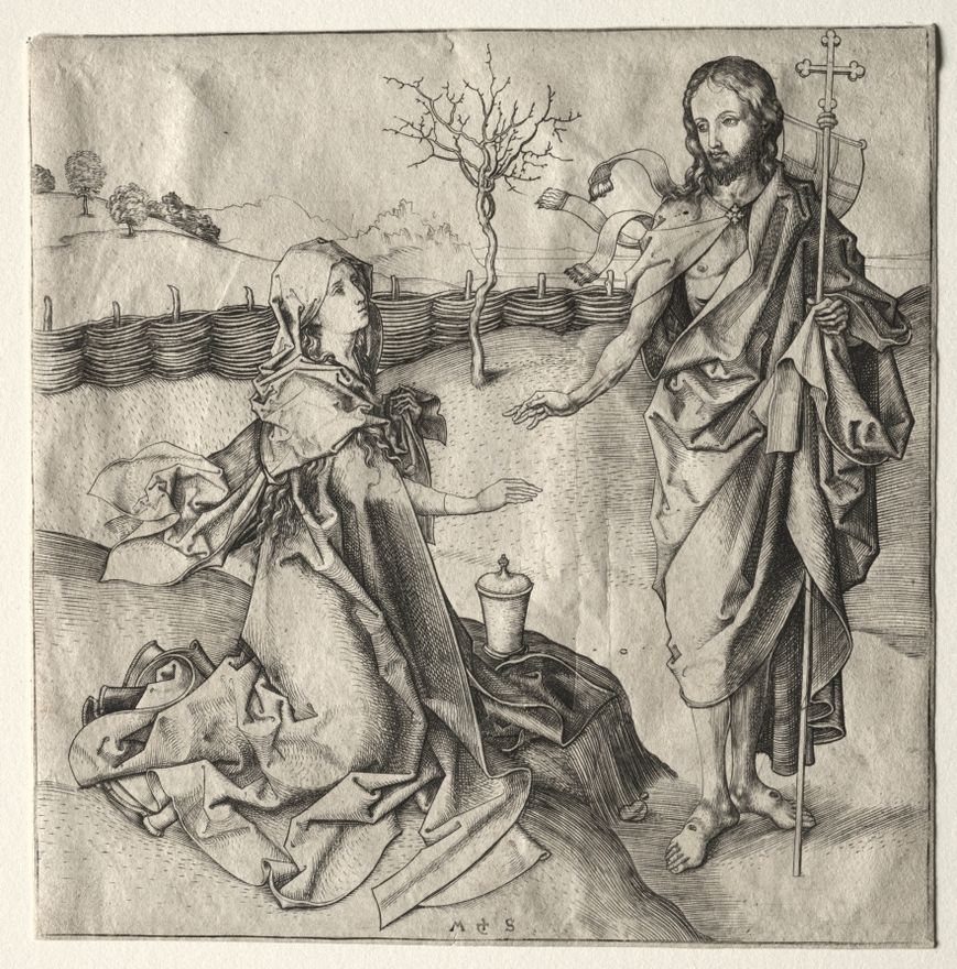 Christ Appearing to the Magdalen by Martin Schongauer