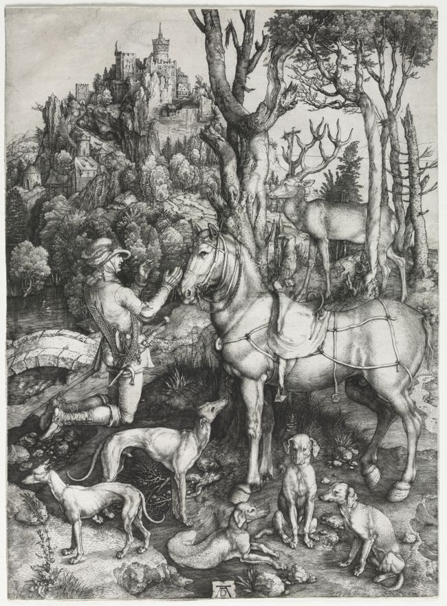 Saint Eustace by Albrecht Dürer