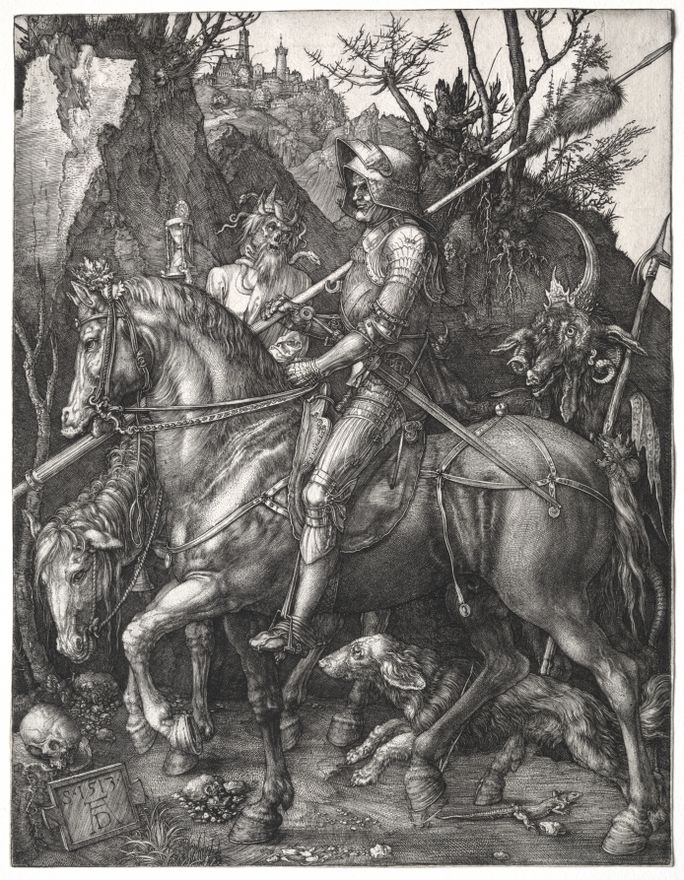 Knight, Death, and the Devil by Albrecht Dürer