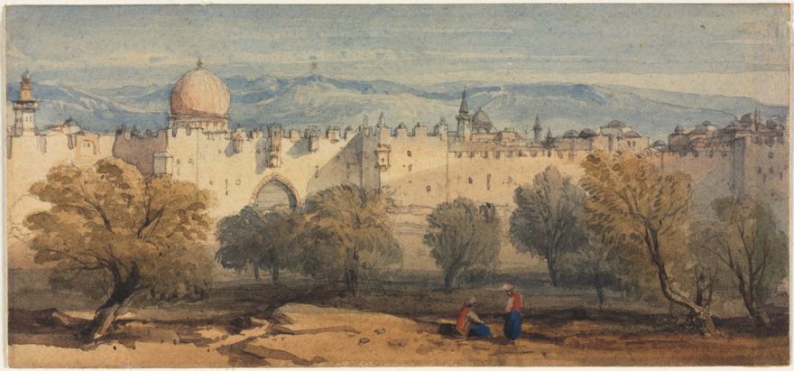 St. Stephen's Gate, Jerusalem by Richard Principal Leitch
