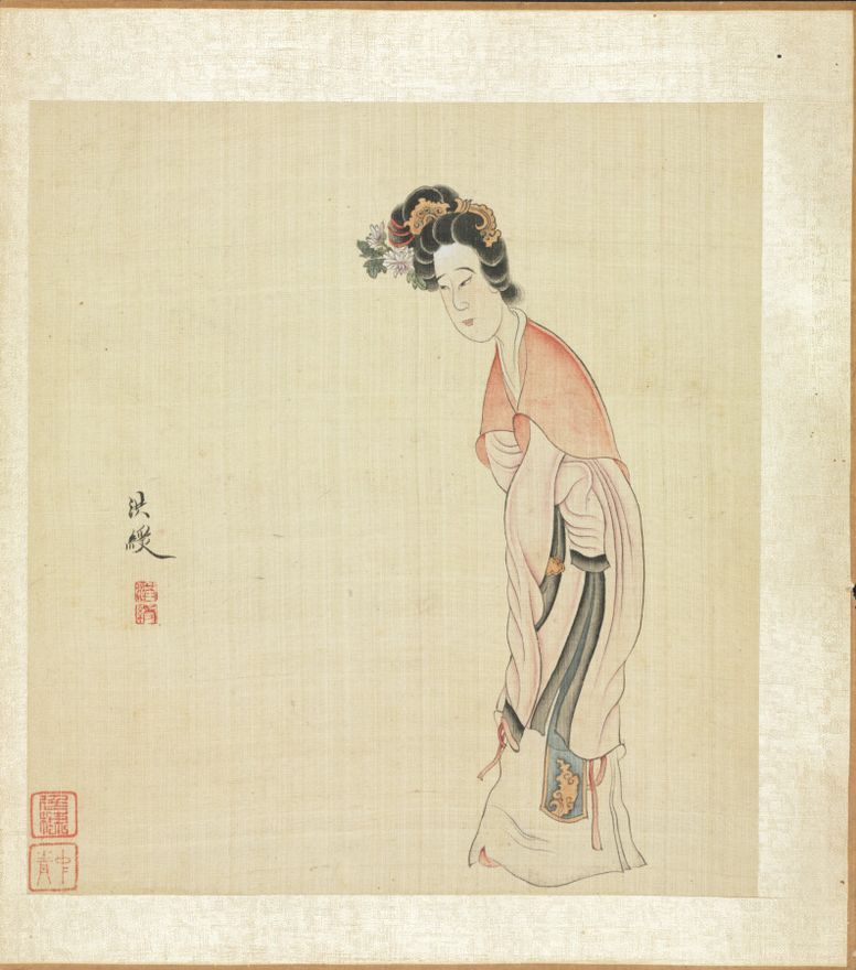 Paintings after Ancient Masters: A Lady by Chen Hongshou
