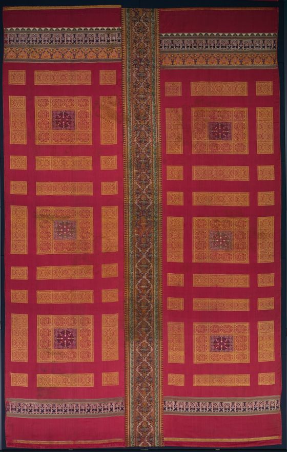 Alhambra Palace Silk Curtain by Unknown artist