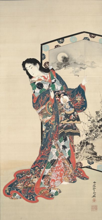 Hell Courtesan by Kawanabe Kyōsai