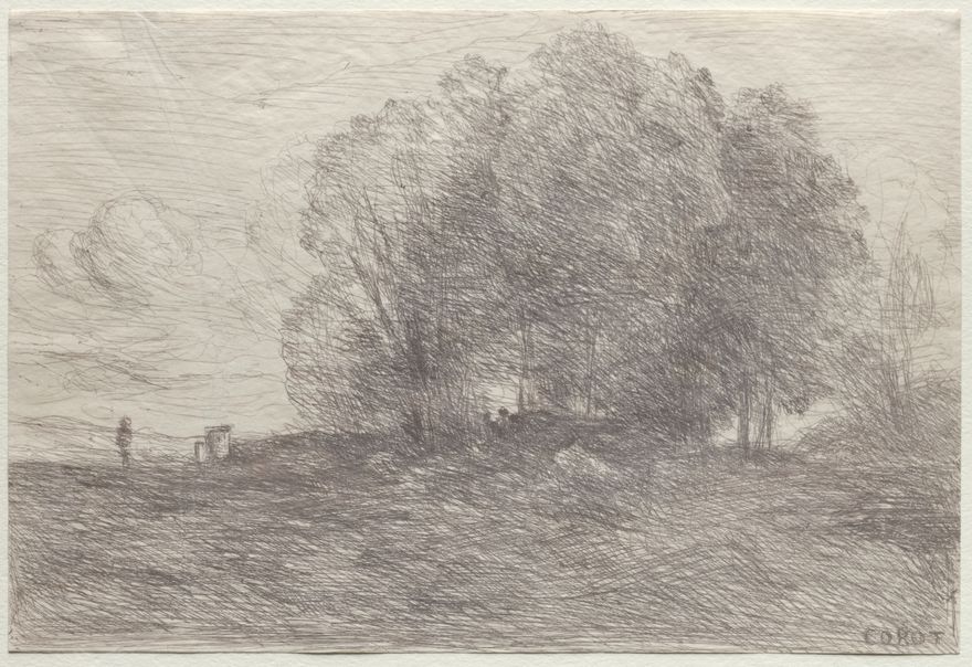 Group of Trees by Camille Corot