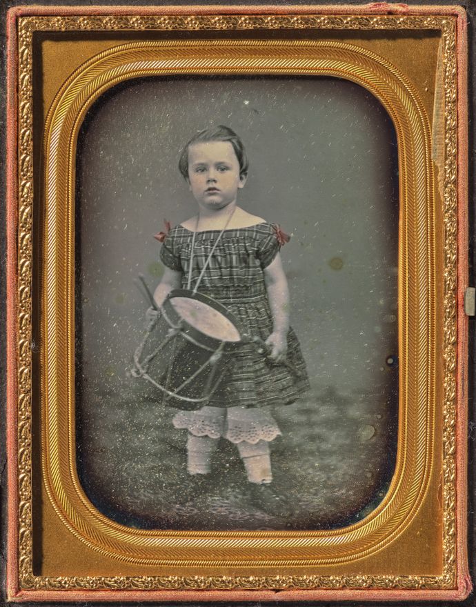 Child with Drum by Unknown artist