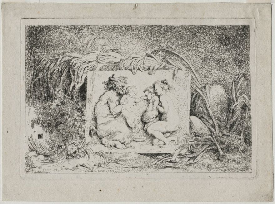 Bacchanales: The Satyr's Family by Jean-Honoré Fragonard