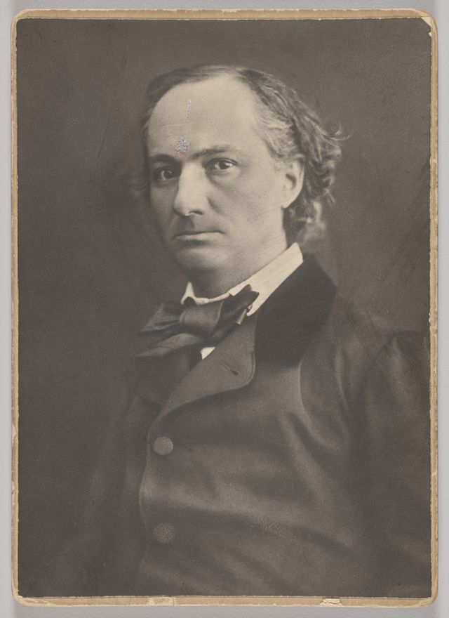 Portrait of Baudelaire by Nadar