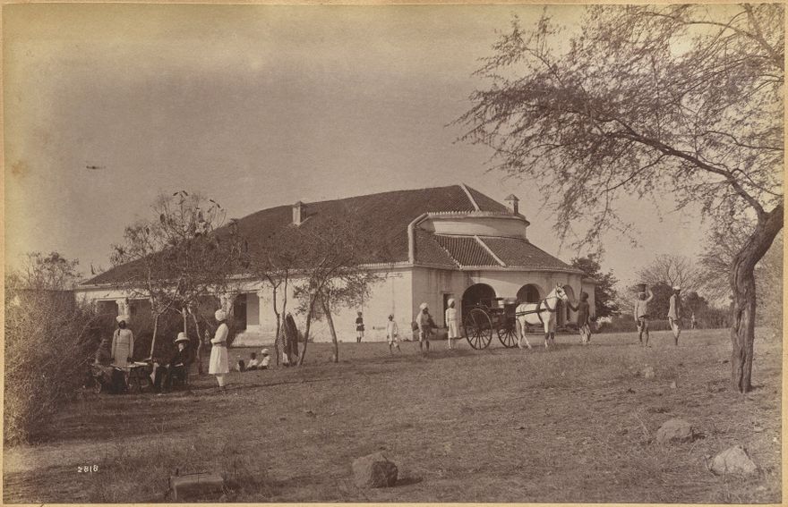 Reverend Holcomb's Bungalow (verso, top) by Raja Deen Dayal