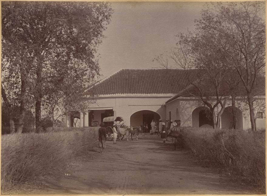 Mr. William's House, Jhansi (verso) by Raja Deen Dayal