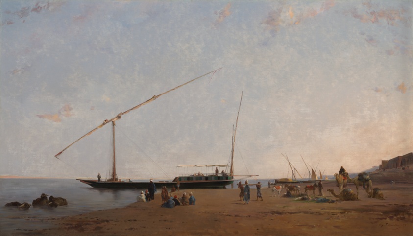 On the Nile by Eugène Fromentin